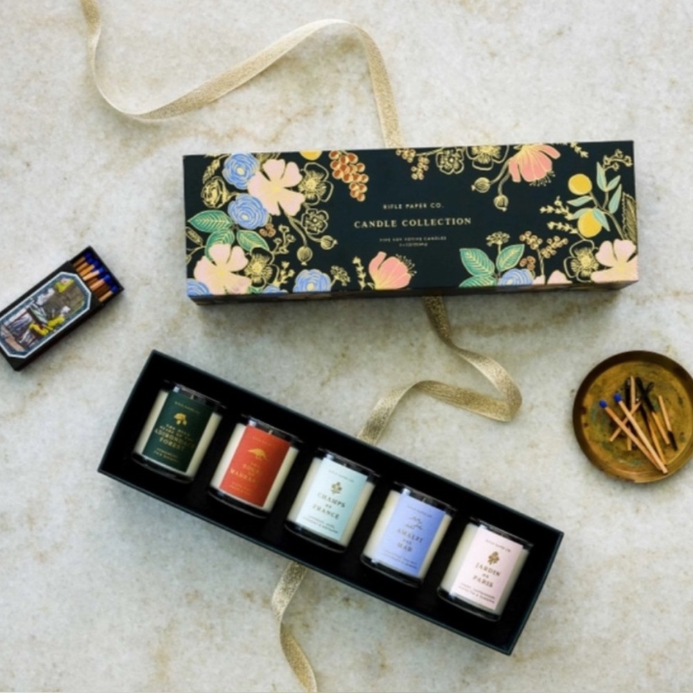 New! Rifle Paper Co. Votive Candle Set
